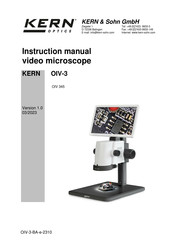 KERN OIV-3 Instruction Manual
