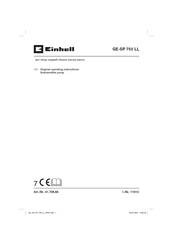 EINHELL GE-SP 750 LL Original Operating Instructions