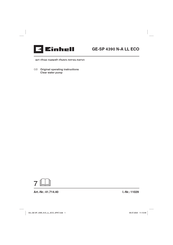 EINHELL GE-SP 4390 N-A LL ECO Original Operating Instructions