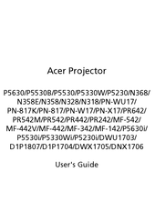 Acer PR542 User Manual