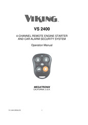 MEGATRONIX VIKING VS 2400 Operation Manual