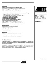 Atmel ATA5278 Manual