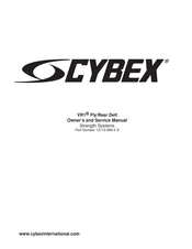 CYBEX VR1 Lat/Row Owner's And Service Manual