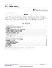 Texas Instruments INA220EVM User Manual