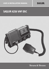Thrane&Thrane SAILOR 6216 VHF DSC User & Installation Manual