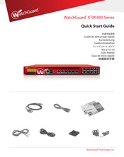 Watchguard XTM 800 Series Quick Start Manual