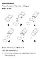 Techno Line WS 7025 Instruction Manual