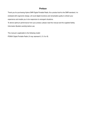 Hytera PD56Xi Manual