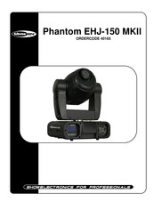 SHOWTEC Phantom EHJ-150 MKII Manual