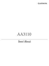 Garmin AA3110 Owner's Manual