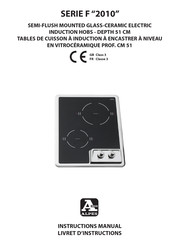Alpes Inox F Series Instruction Manual