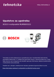 Bosch MUM9BX5S22 Instruction Manual