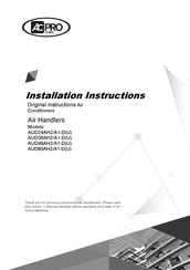 AC Pro AUD60AH2/A1-DU Installation Instructions Manual