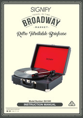 SIGNIFY BROADWAY EA1345 Instruction Manual