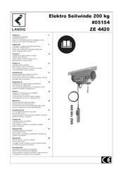 Landig ZE 4420 Operating Instructions Manual