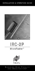 Niles MicroFlasher IRC-2P Installation & Operation Manual