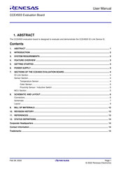 Renesas CCE4503 User Manual