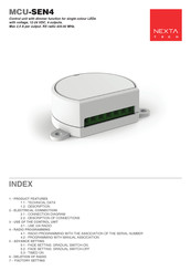 Nexta Tech MCU-SEN4 Manual