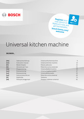 Bosch MUM6N11 Series Instruction Manual