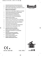 HERKULES H-FS 618 Original Operating Instructions