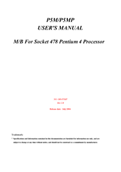 JETWAY P5M User Manual
