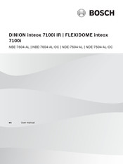 Bosch DINION inteox 7100i IR User Manual