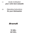 Brandt VI 320 Operating Instructions Manual
