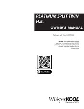 WhisperKool Platinum Split Twin H.E. PS9000 Owner's Manual