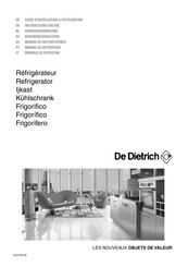 DeDietrich DRH715JE Instructions For Use Manual
