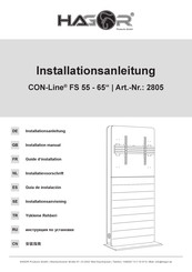 HAGOR CON-LINE FS 55-65 Installation Manual