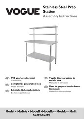 Vogue CC360 Assembly Instructions Manual