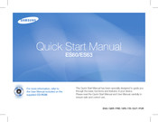 Samsung ES63 Quick Start Manual
