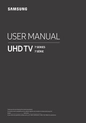 Samsung UN43RU7100 User Manual