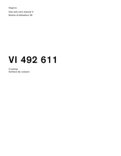 Gaggenau VI 492 611 Use And Care Manual