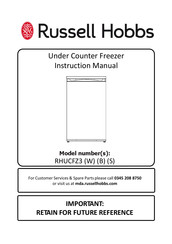 Russell Hobbs RHUCFZ3 Instruction Manual