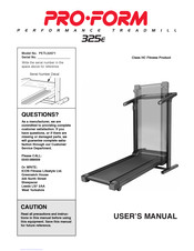Pro-Form PETL32571 User Manual
