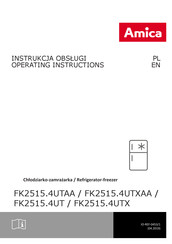 Amica FK2515.4UTXAA Operating Instructions Manual