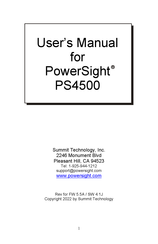 Summit Technology PowerSight PS4500 User Manual