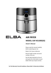 Elba EAF-K5130D Owner's Manual