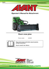 AVANT A425180 Operator's Manual