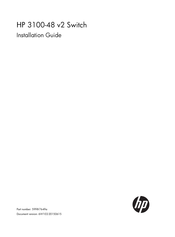 HP 3100-48 v2 Installation Manual