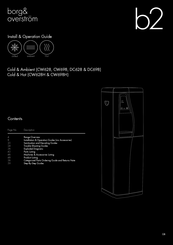 Borg & Overstrom CW628H Install & Operation Manual