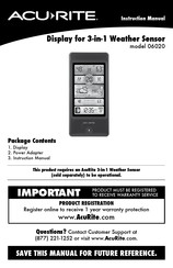 ACU-RITE 06020 Instruction Manual