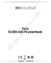 XD XCLUSIVE Tusca XD P322.19X Manual