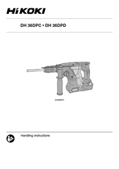 Hitachi DH 36DPD Handling Instructions Manual