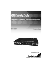 StarTech.com VS310HD2HDMI Instruction Manual