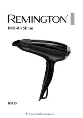 Remington PRO-Air Shine D5215 Manual