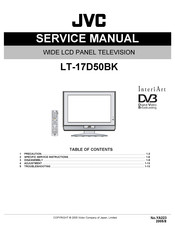 JVC InteriArt LT-17D50BK Service Manual