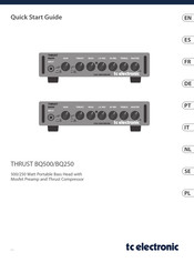 TC Electronic THRUST BQ250 Quick Start Manual