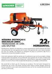 MADER CARDEN TOOLS LSE2204 Manual